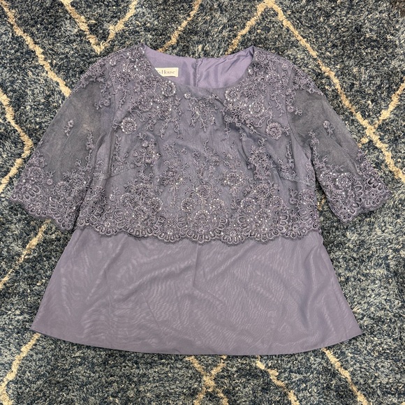 New JJ’s HOUSE Lace Blouse XXL - Picture 1 of 13
